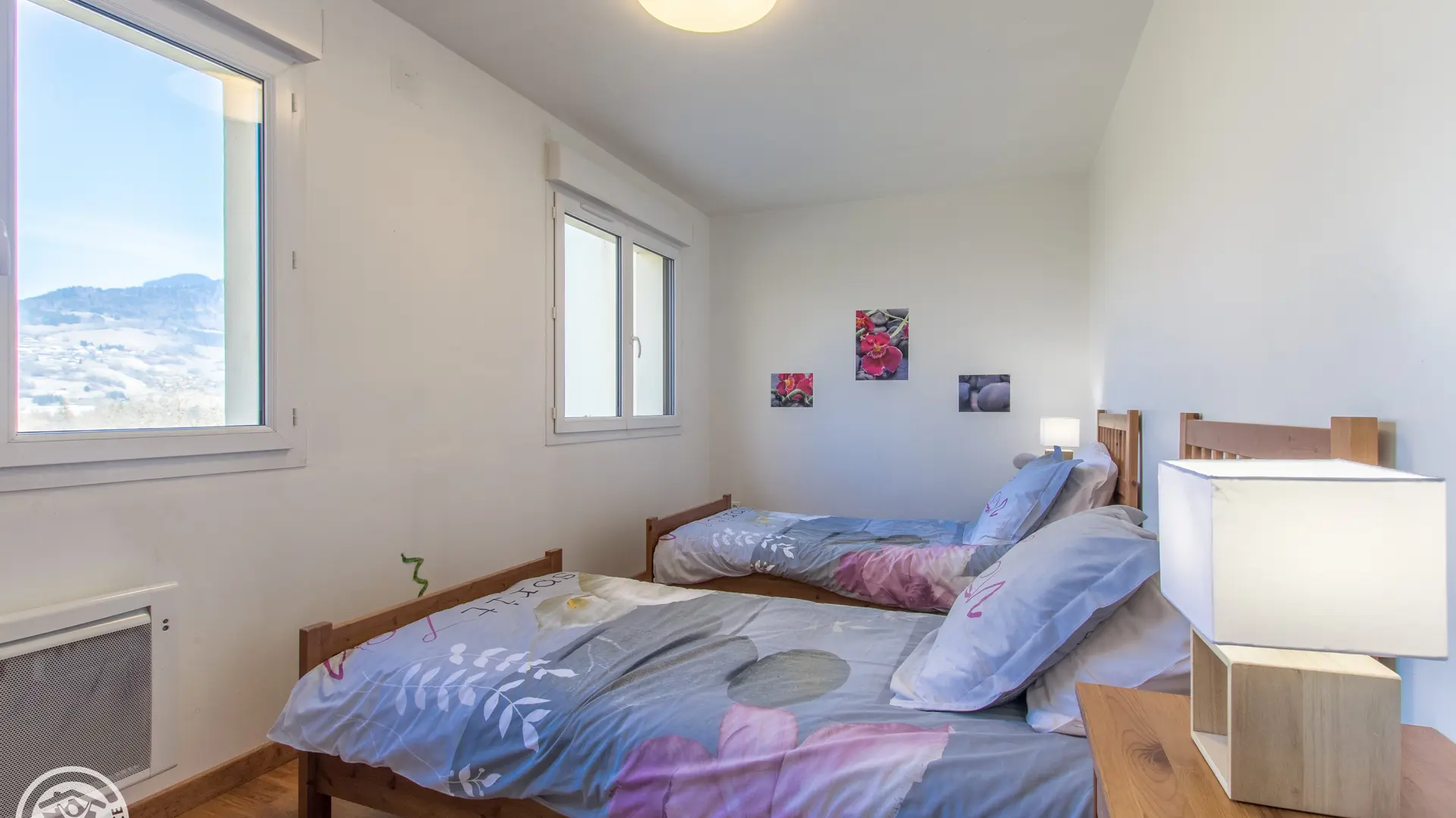 Chambre Giffre : 2 personnes - 2 lits simples