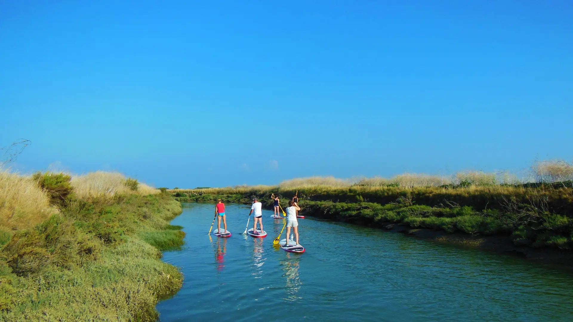 Recorridos en stand-up paddle por espacios naturales
