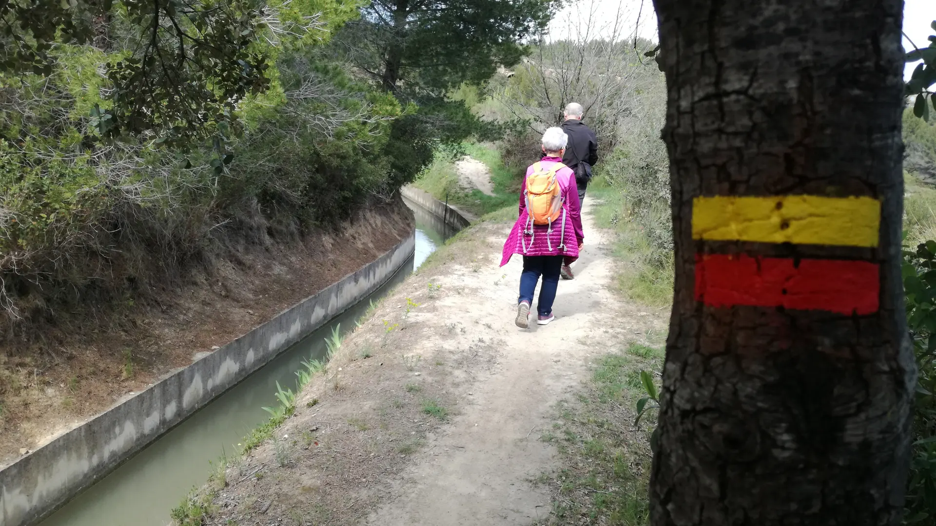 Canal de Raoux, GR2013 vers Miramas