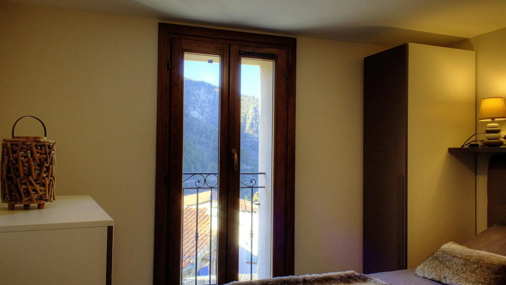 Chambre double La Bergerie Gîte de France Alpes-Maritimes Ste Agnes