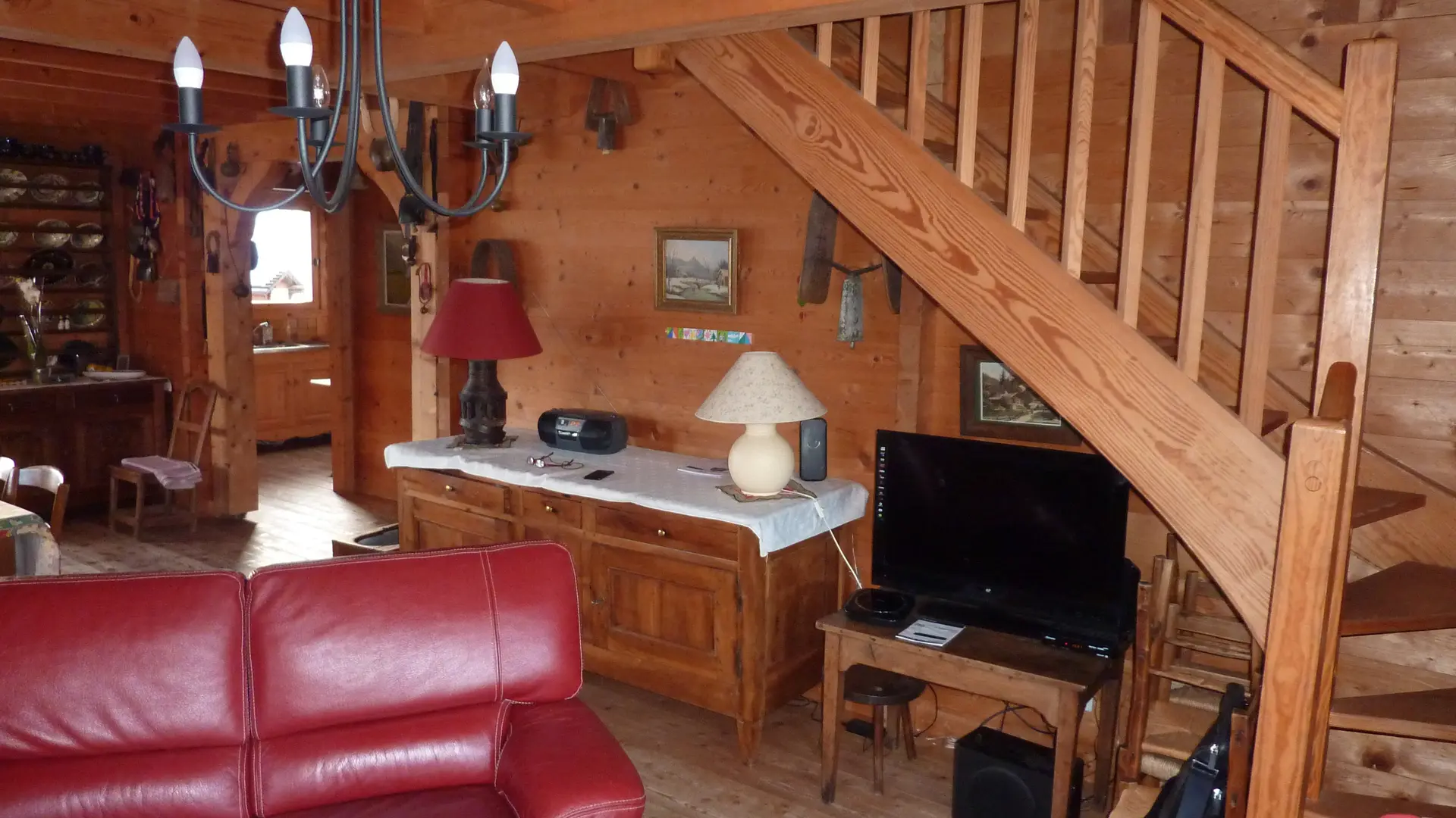 Escaliers intérieurs/Stairs-Chalet Hermine-Le Grand-Bornand