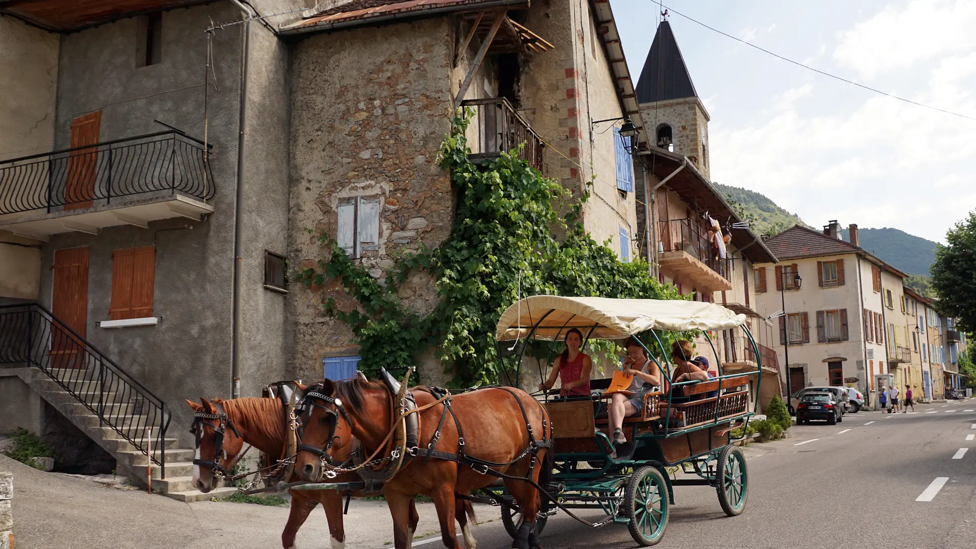 Balade en calèche à Barles