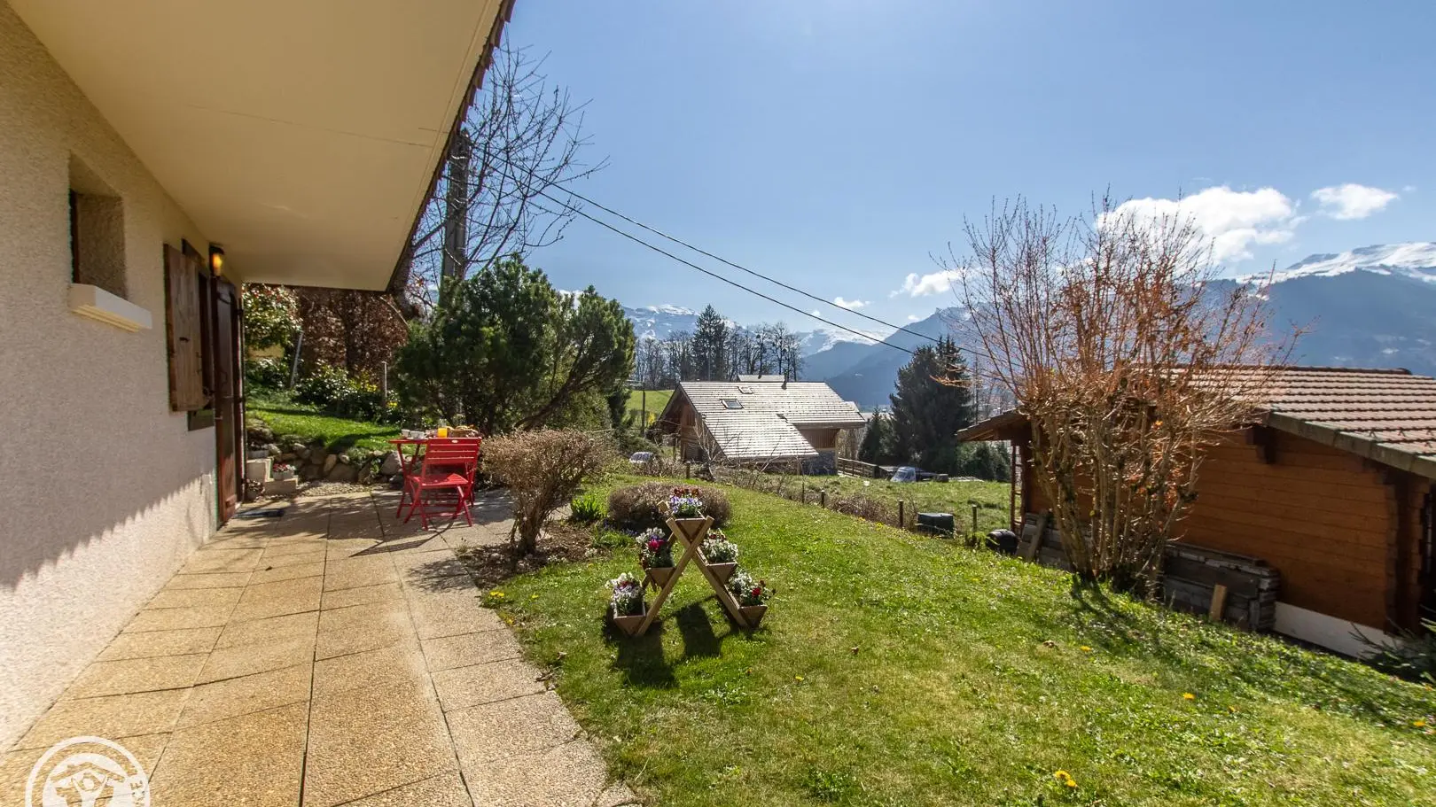 accès privé à la chambre d'hôte