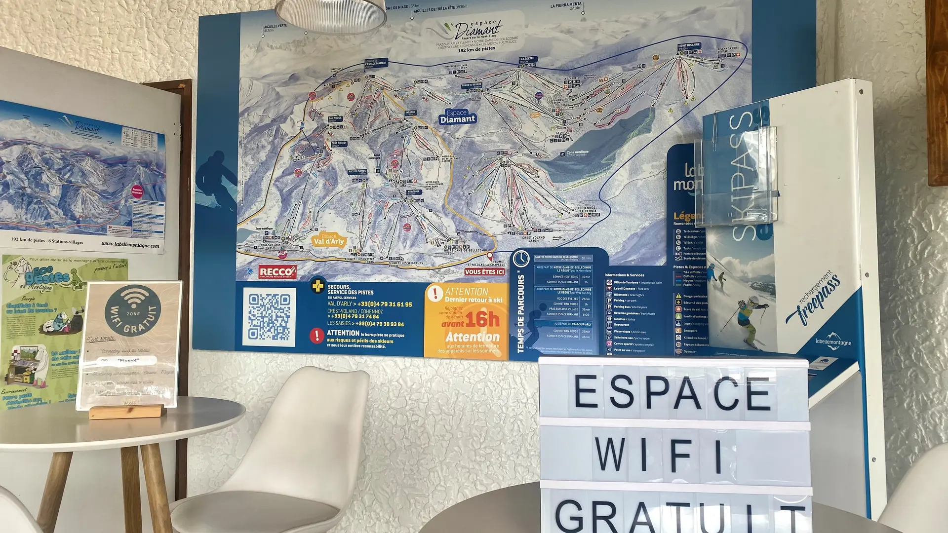 Espace Wifi gratuit aménagé