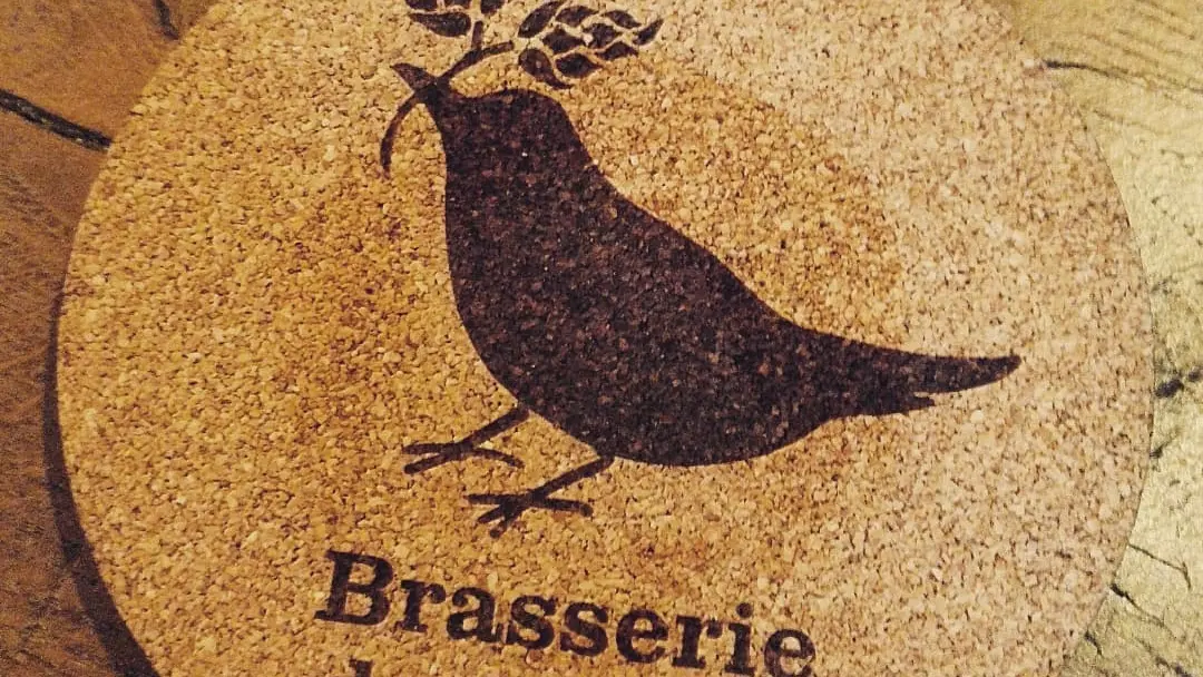 Sous-bock de la Brasserie du Merle