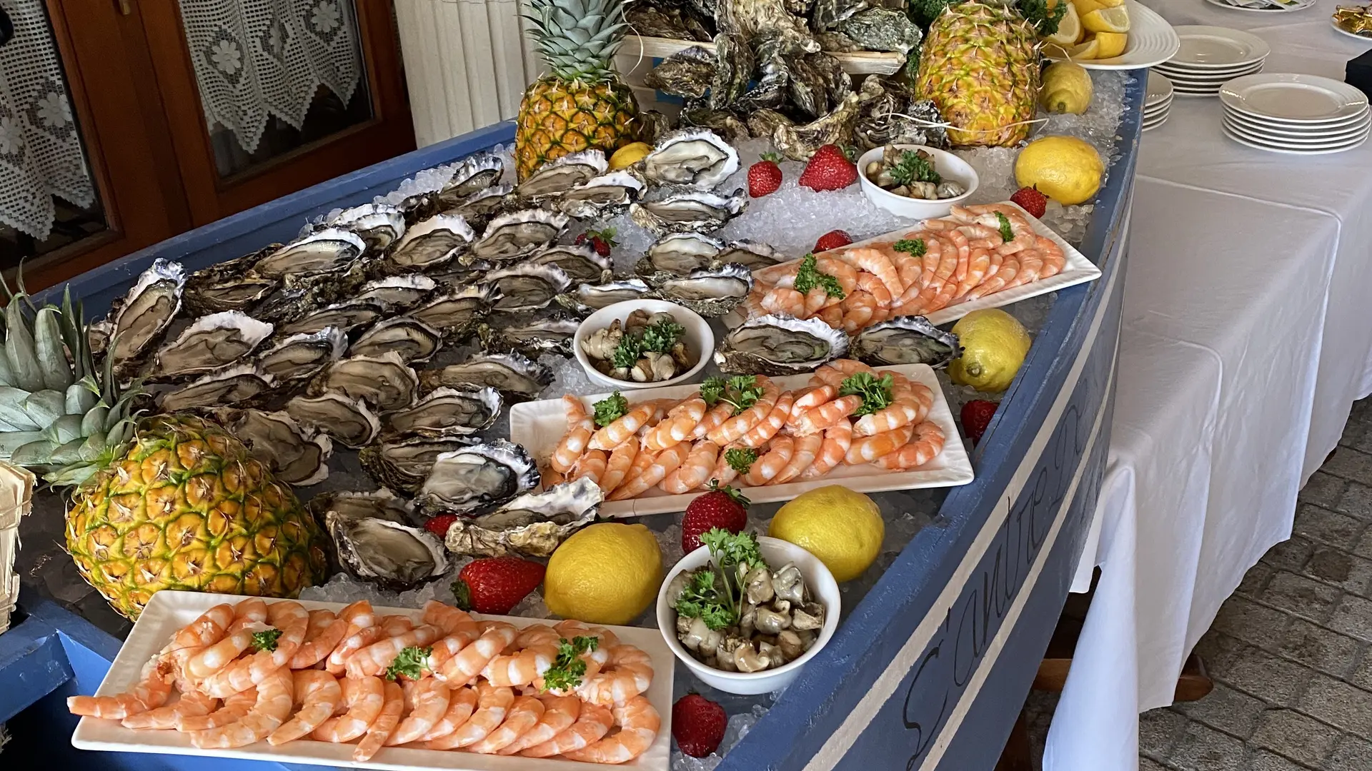 PLATEAU DE FRUIT DE MER COCKTAIL DE MARIAGE