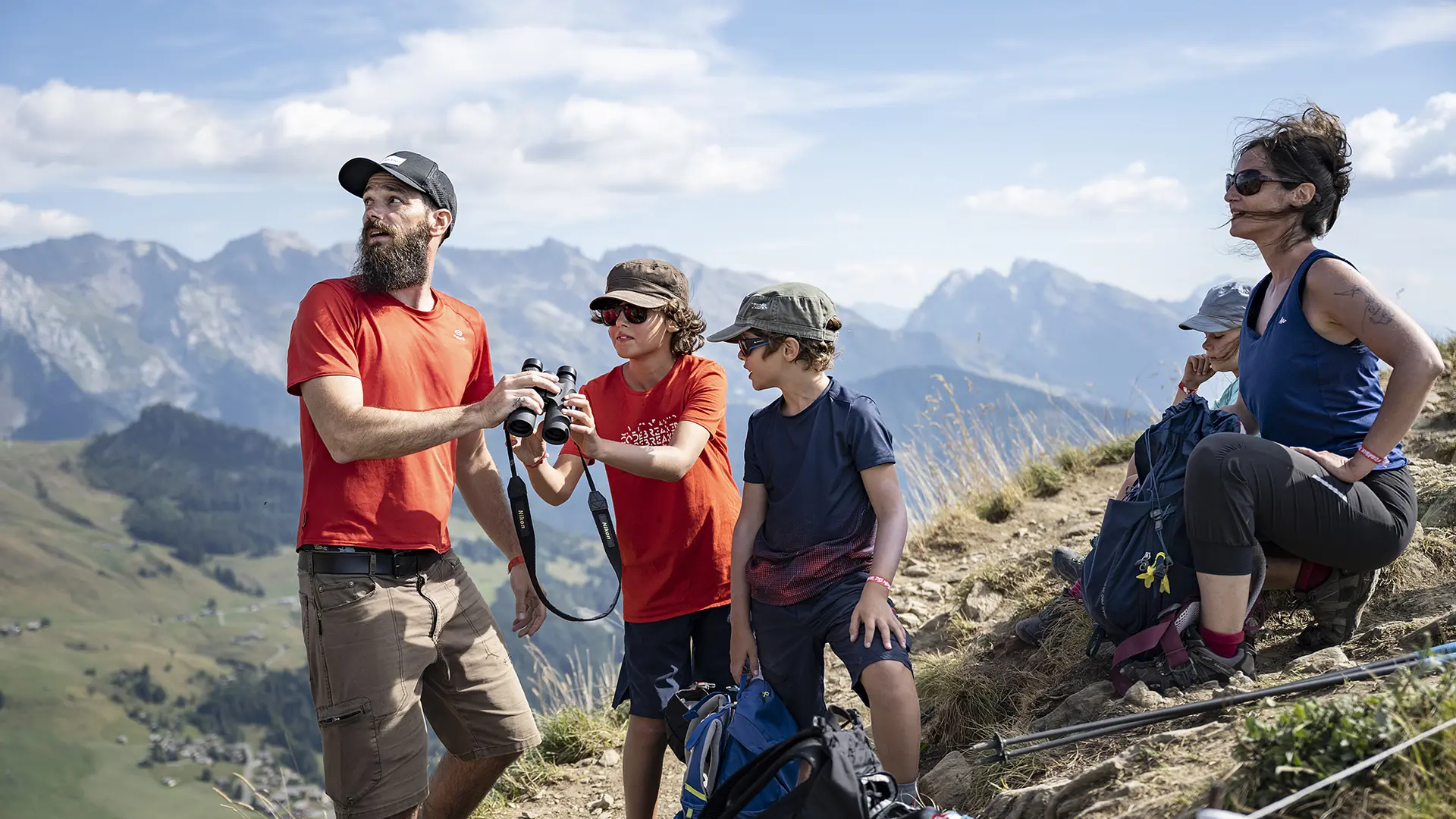 randonnées en famille avec un guide au Grand-Bornand