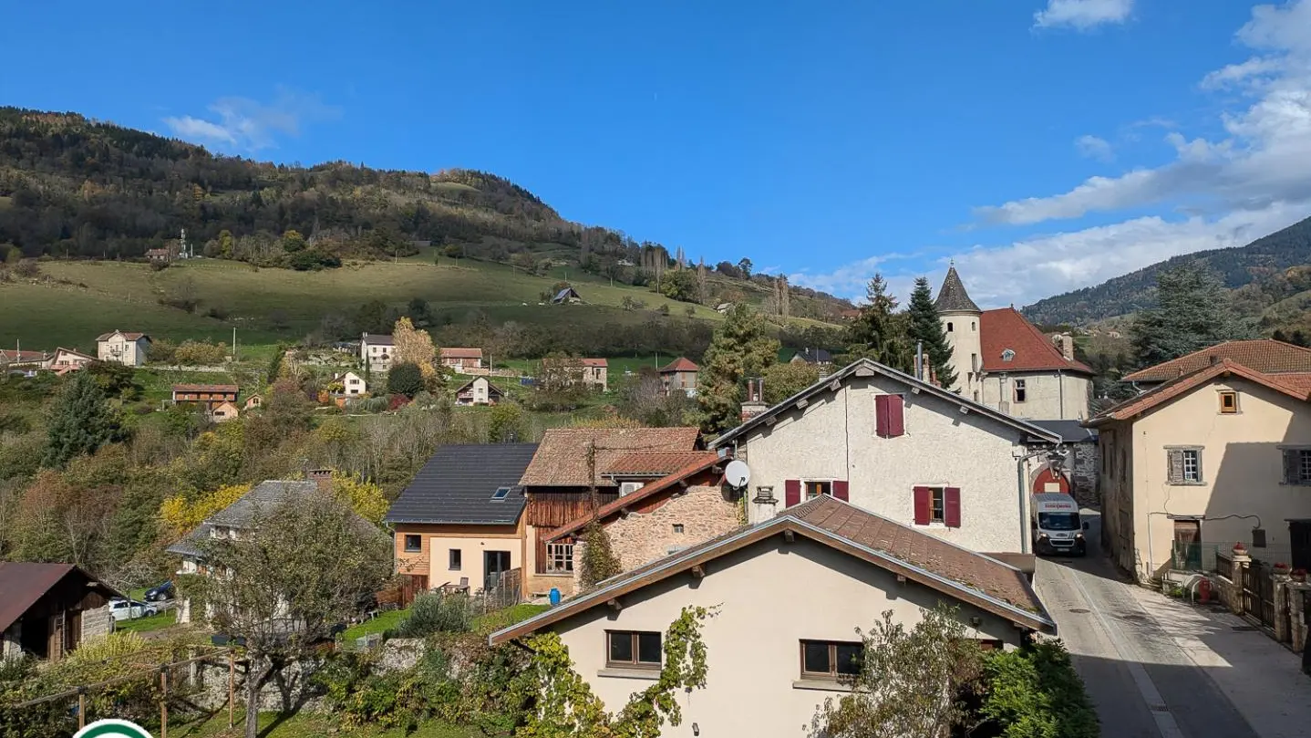 vue des Chambre vers le Col et le garage