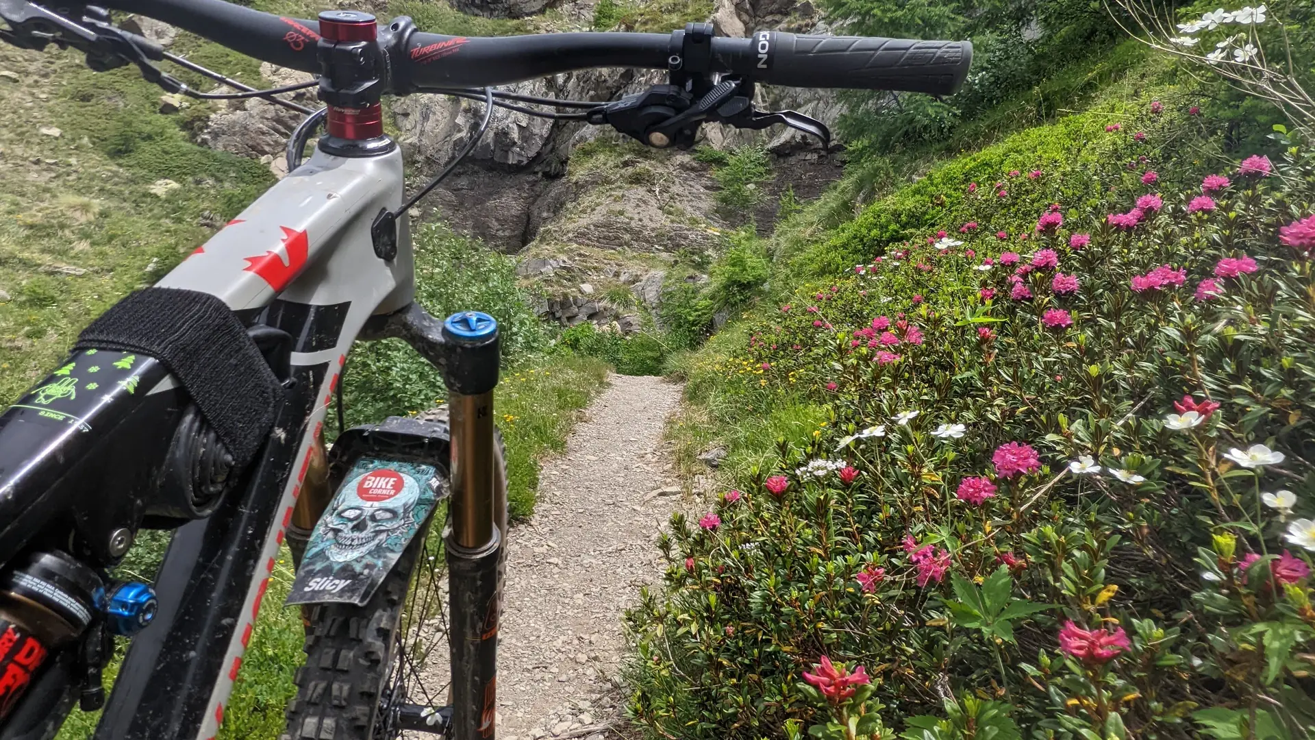 Montée VTT au col de l'escalier