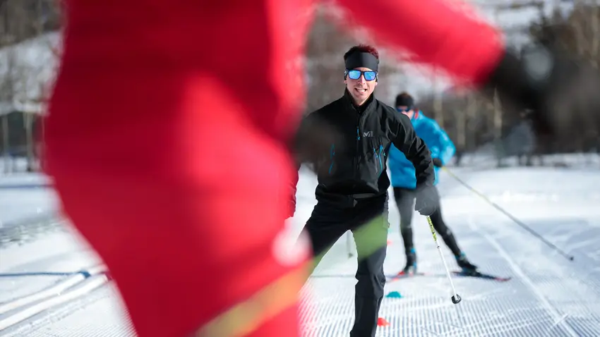 Cours individuel de ski de fond avec exercices