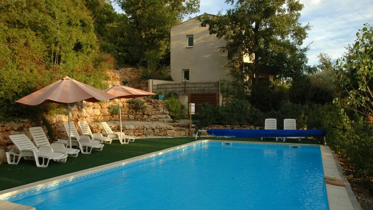 large swimming pool to be shared between the 4 gîtes