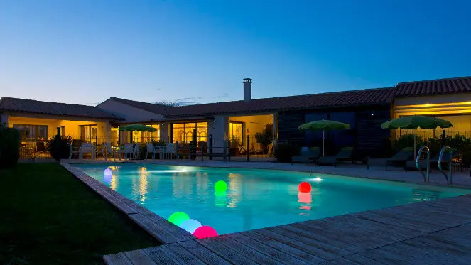 Piscine de nuit