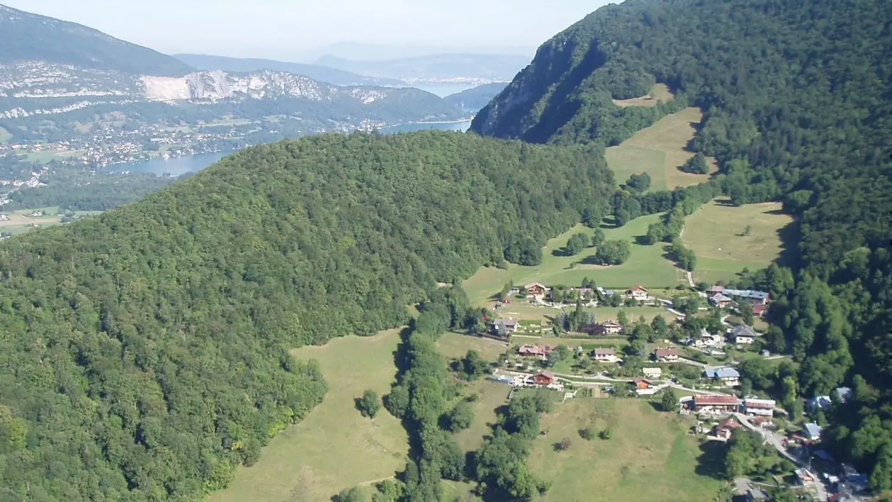Le Mont Bogon, photo depuis un parapente n°1