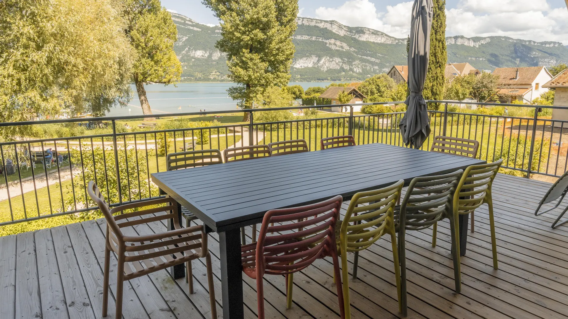 Terrasse vue Lac