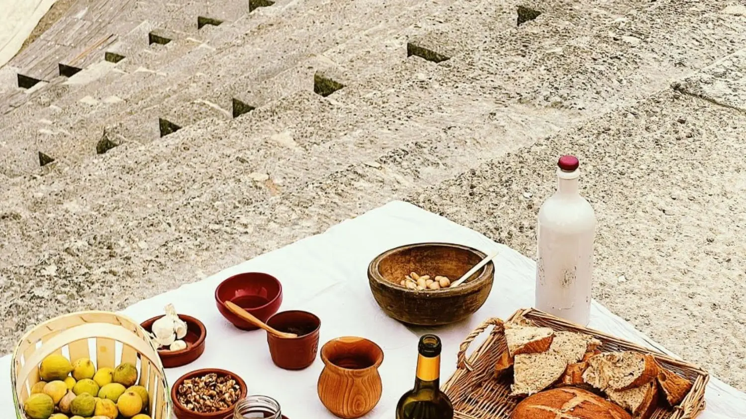 apéritif romain théâtre antique de Vaison-la-Romaine