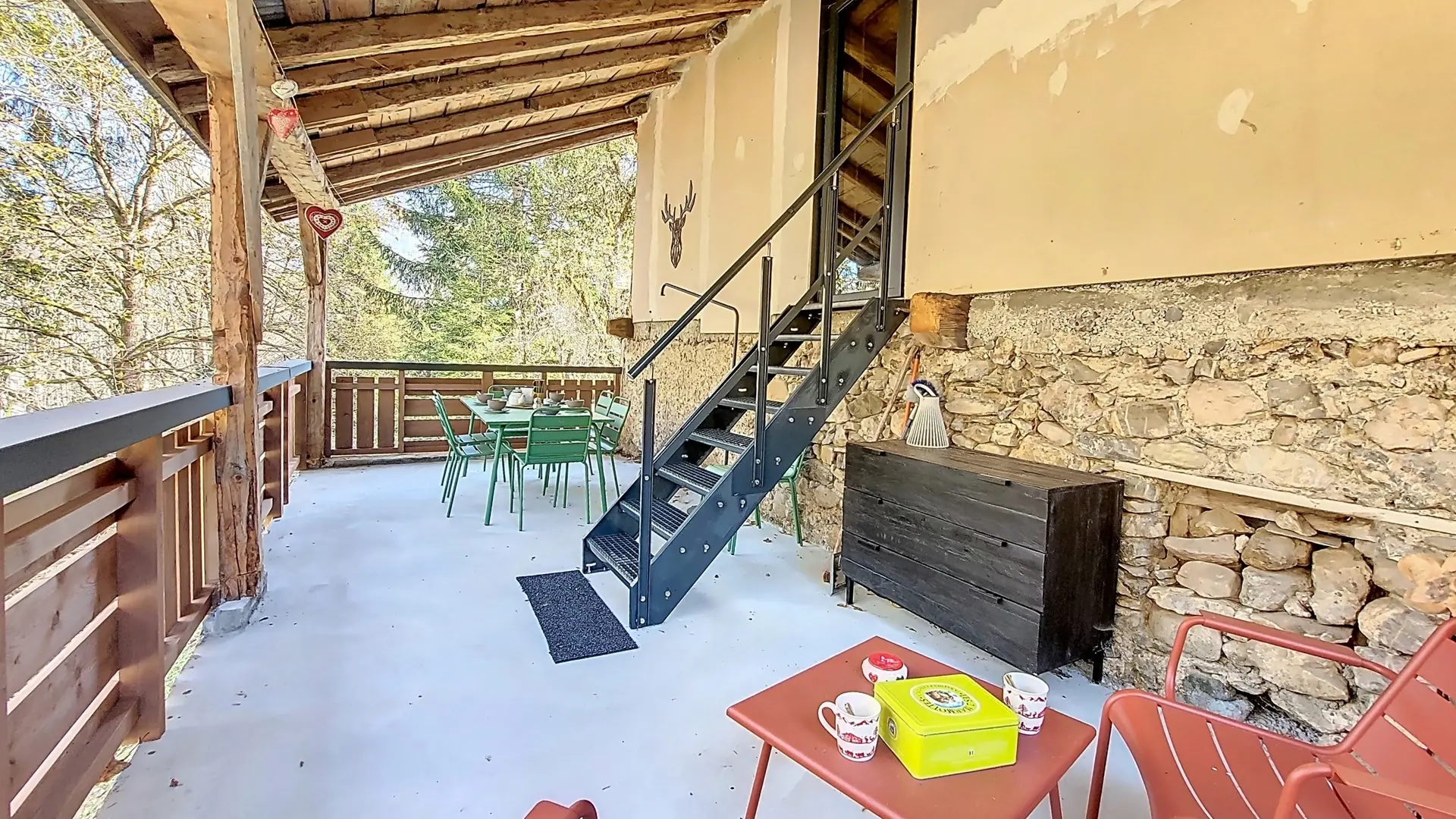 Terrasse couverte