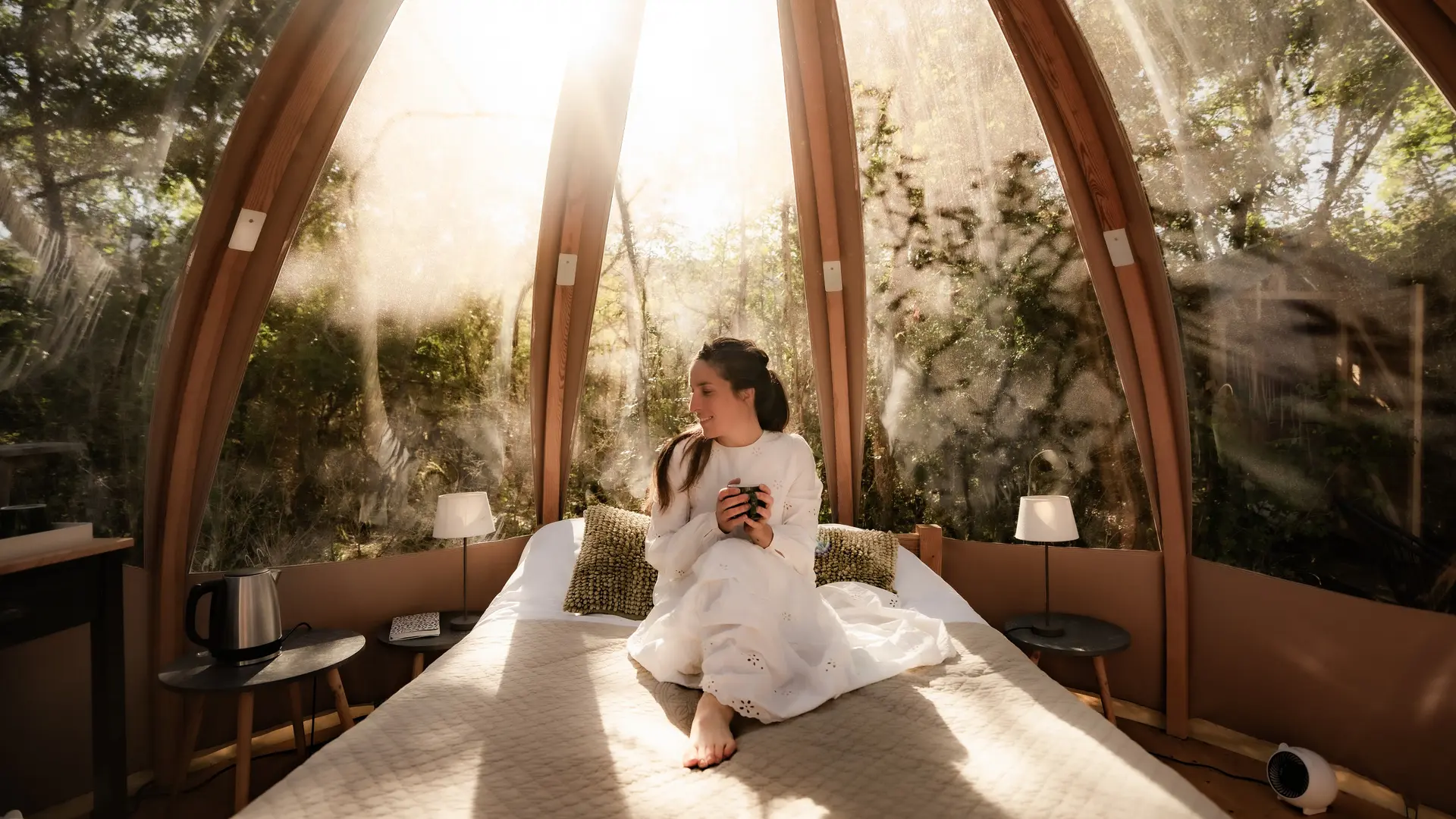 La bulle à ossature bois des Géorennes_Champfromier