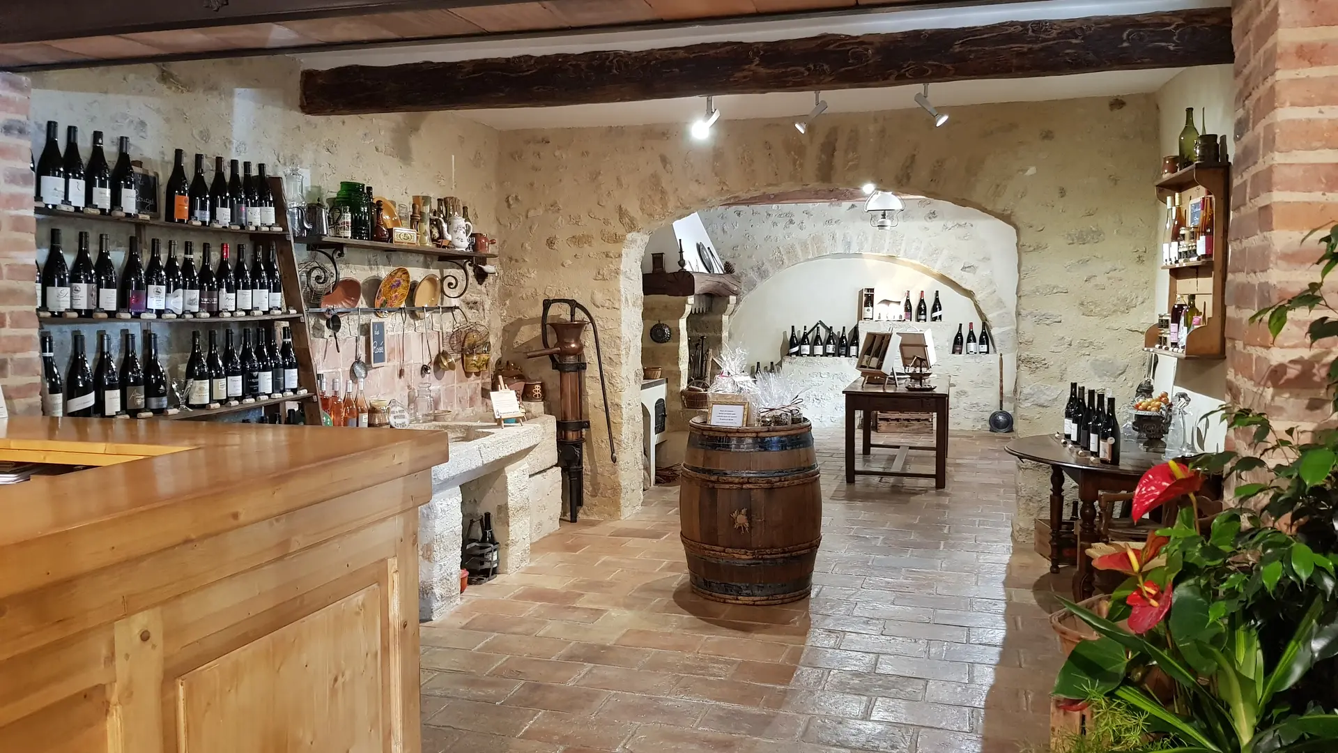 Caveau du Vacqueyras - intérieur
