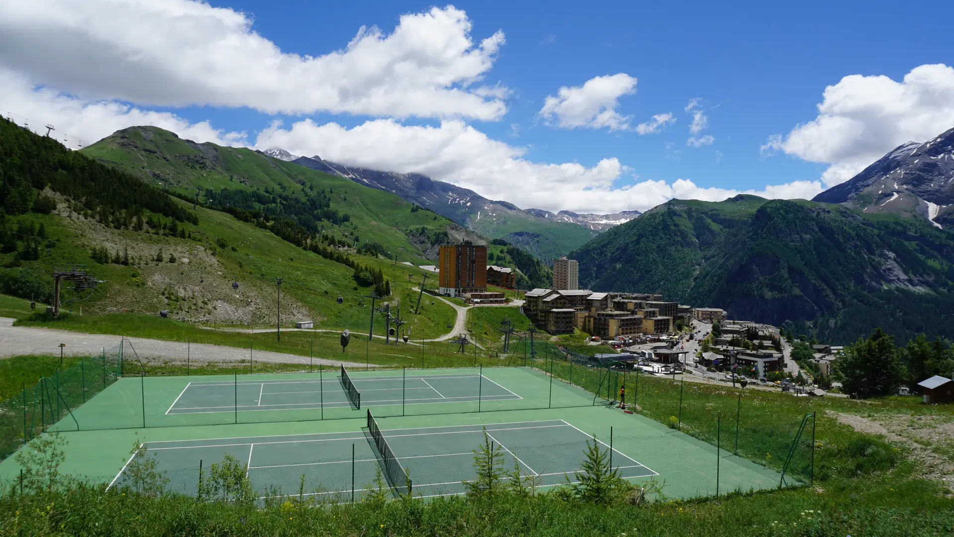 Courts de tennis Orcières