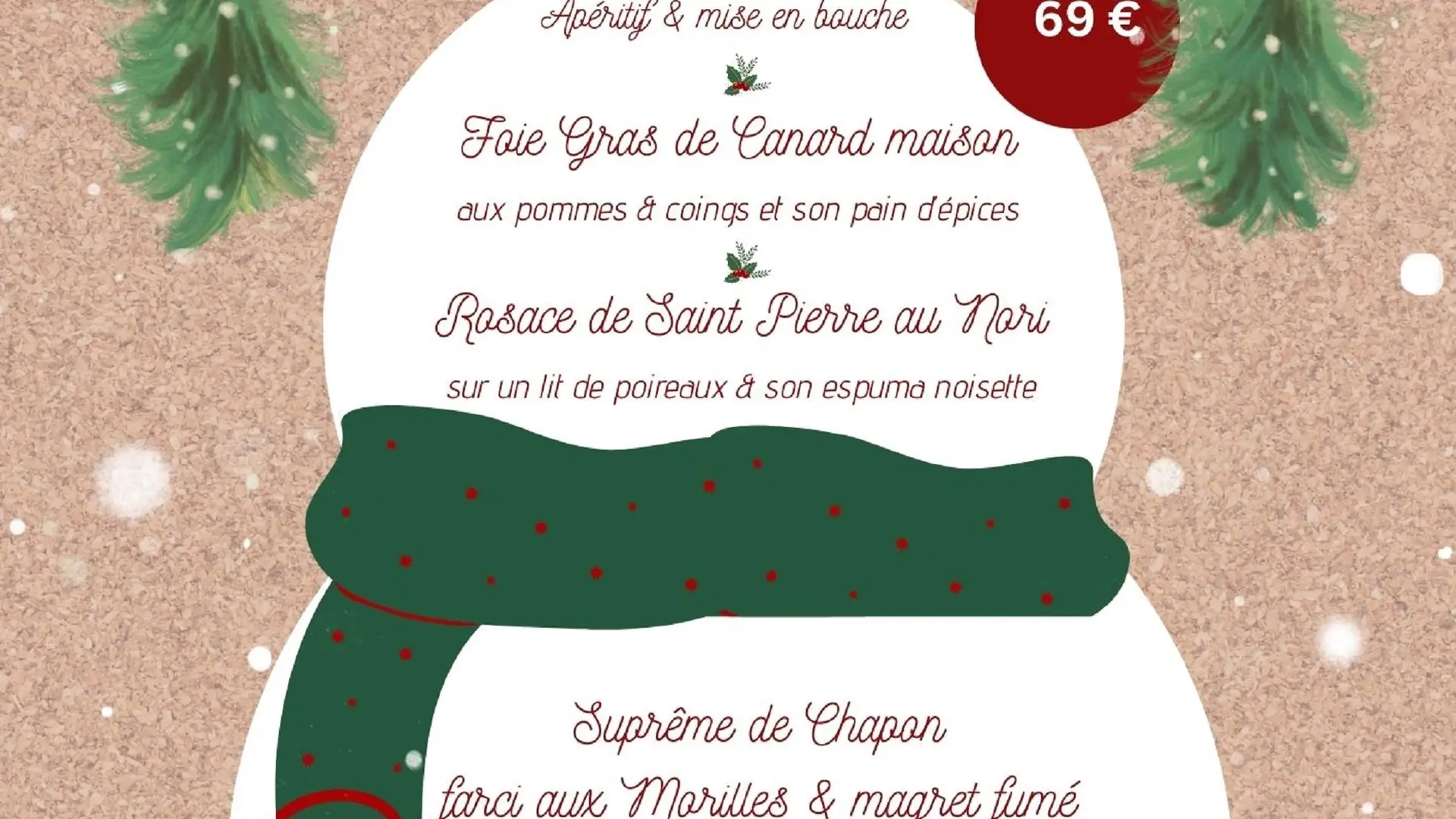 Menu de Noël