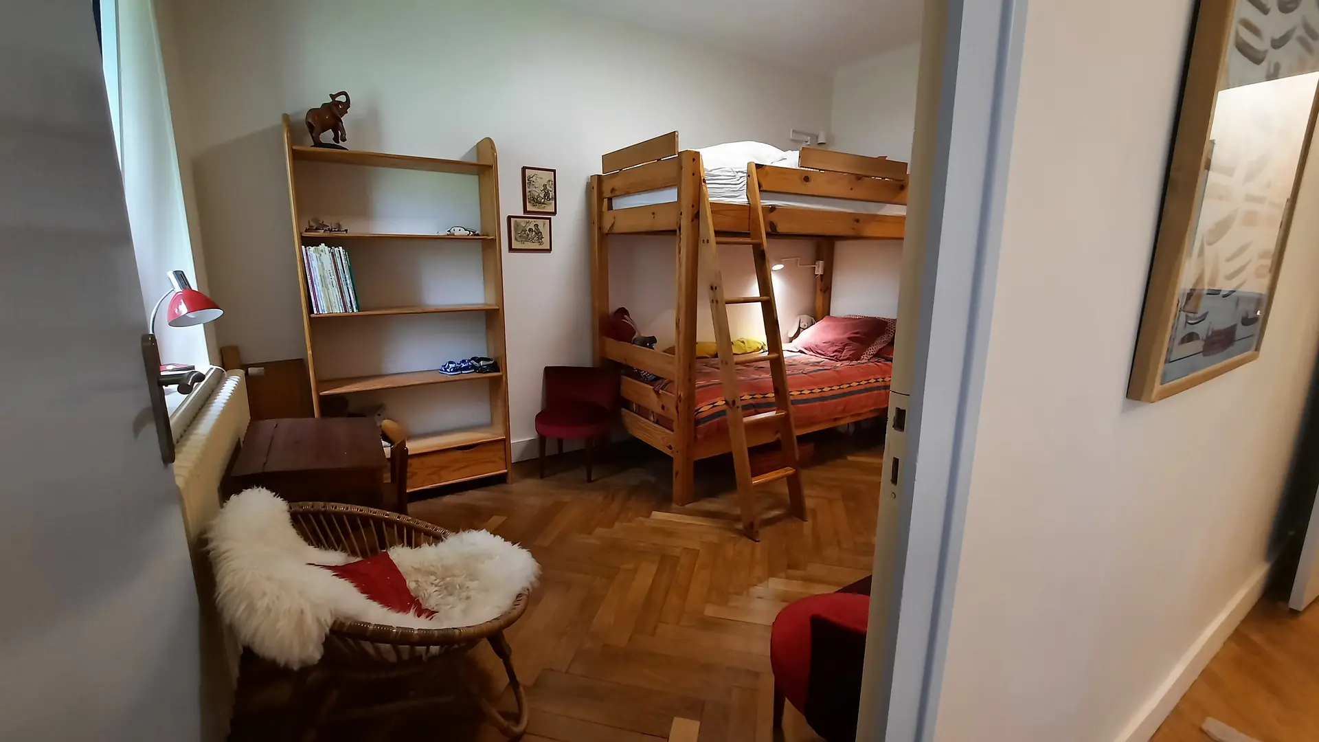 Chambre 2 Porte communicante