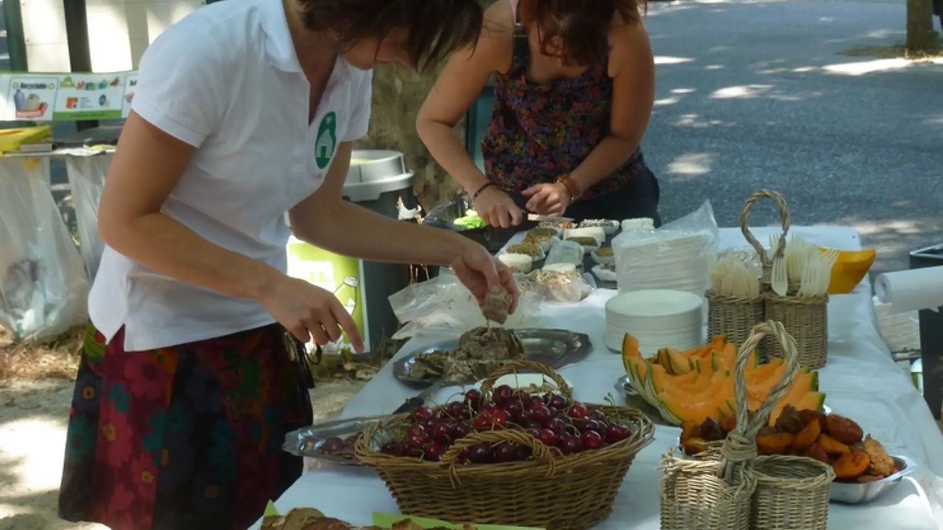 Buffet de produits locaux