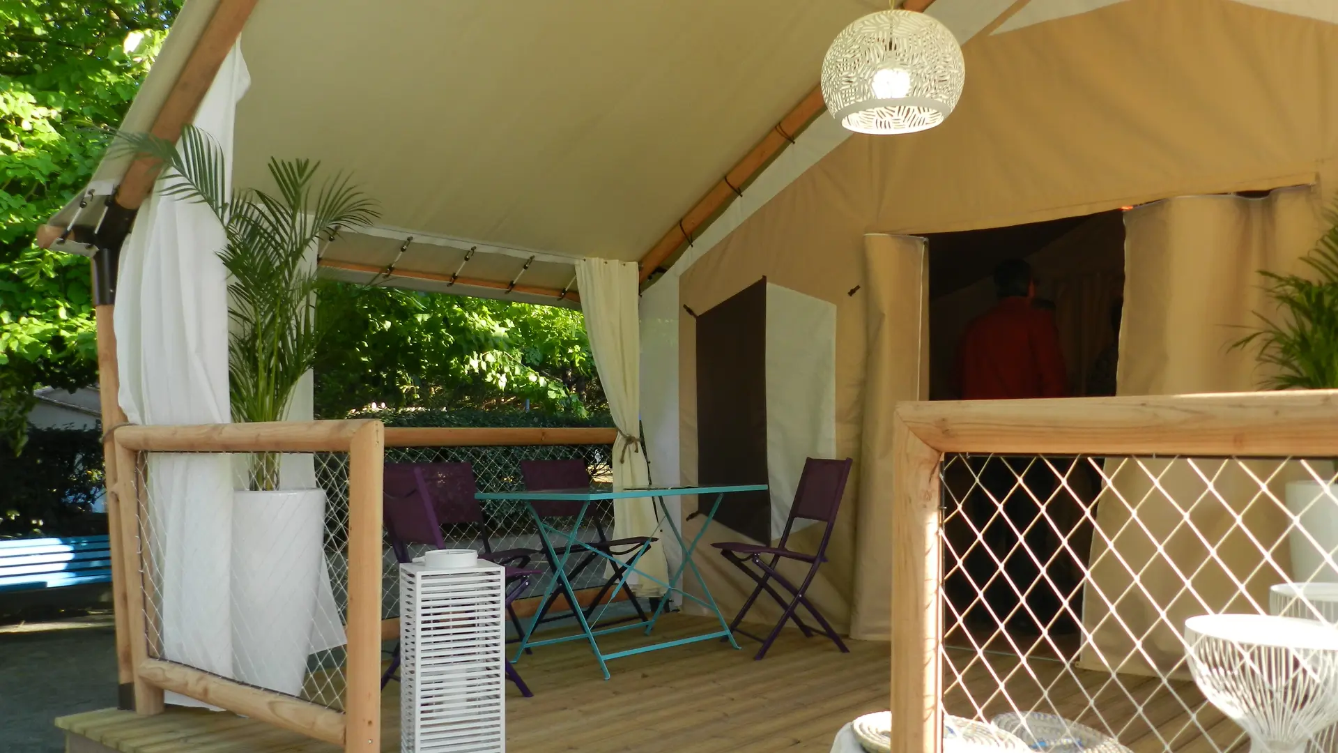 Terrasse du lodge maasaï