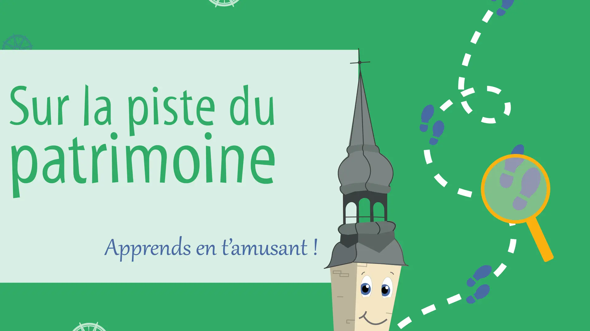 Jeu de piste pour enfants et familles avec enfants Sur la piste du patrimoine