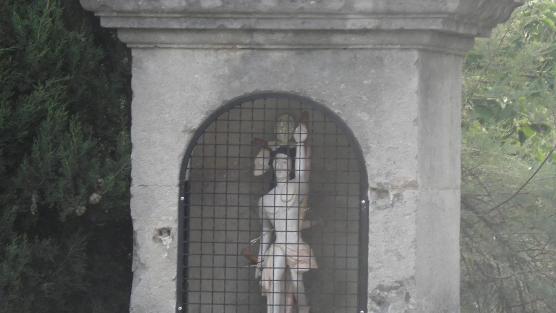 Statue de Saint Sébastien à Oraison