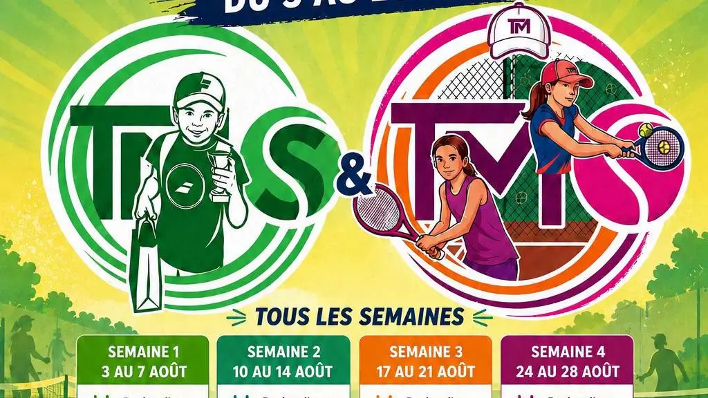 Stage d'été loisir et compétition - Tennis Municipal Ollioulais (TMO)_Ollioules