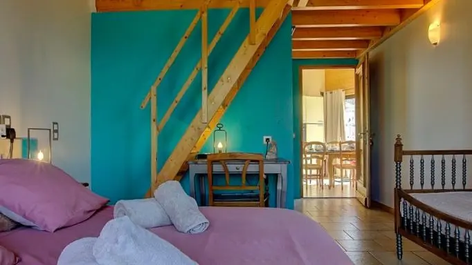 Chambre soleil couchant.
Format lit king size
