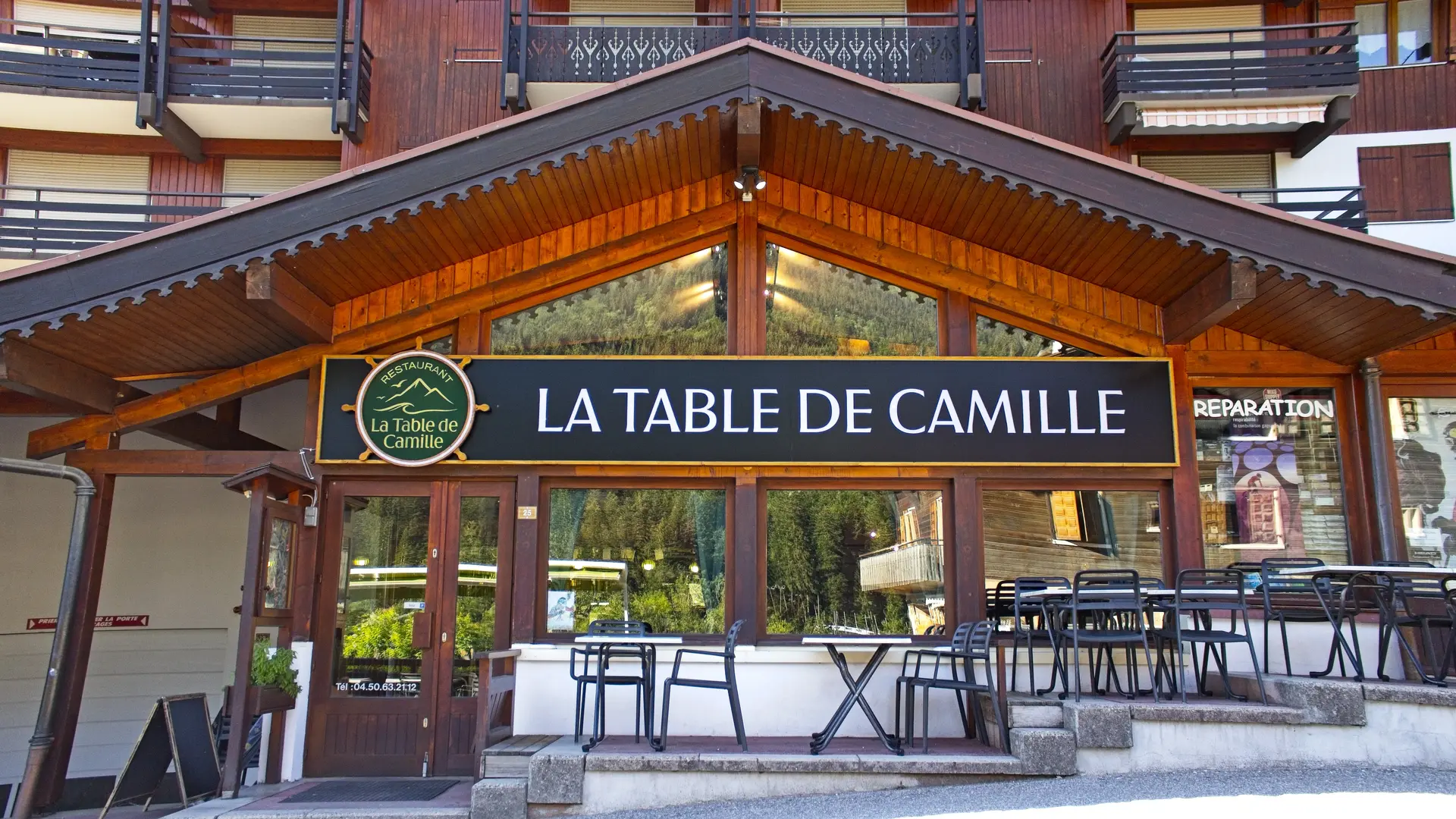 Devanture du restaurant