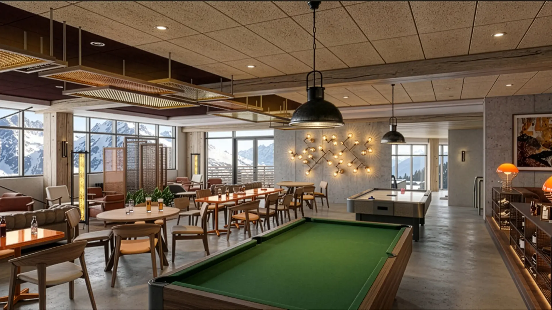 L'After 1850 : bar & billards (simulation, visuel non contractuel)