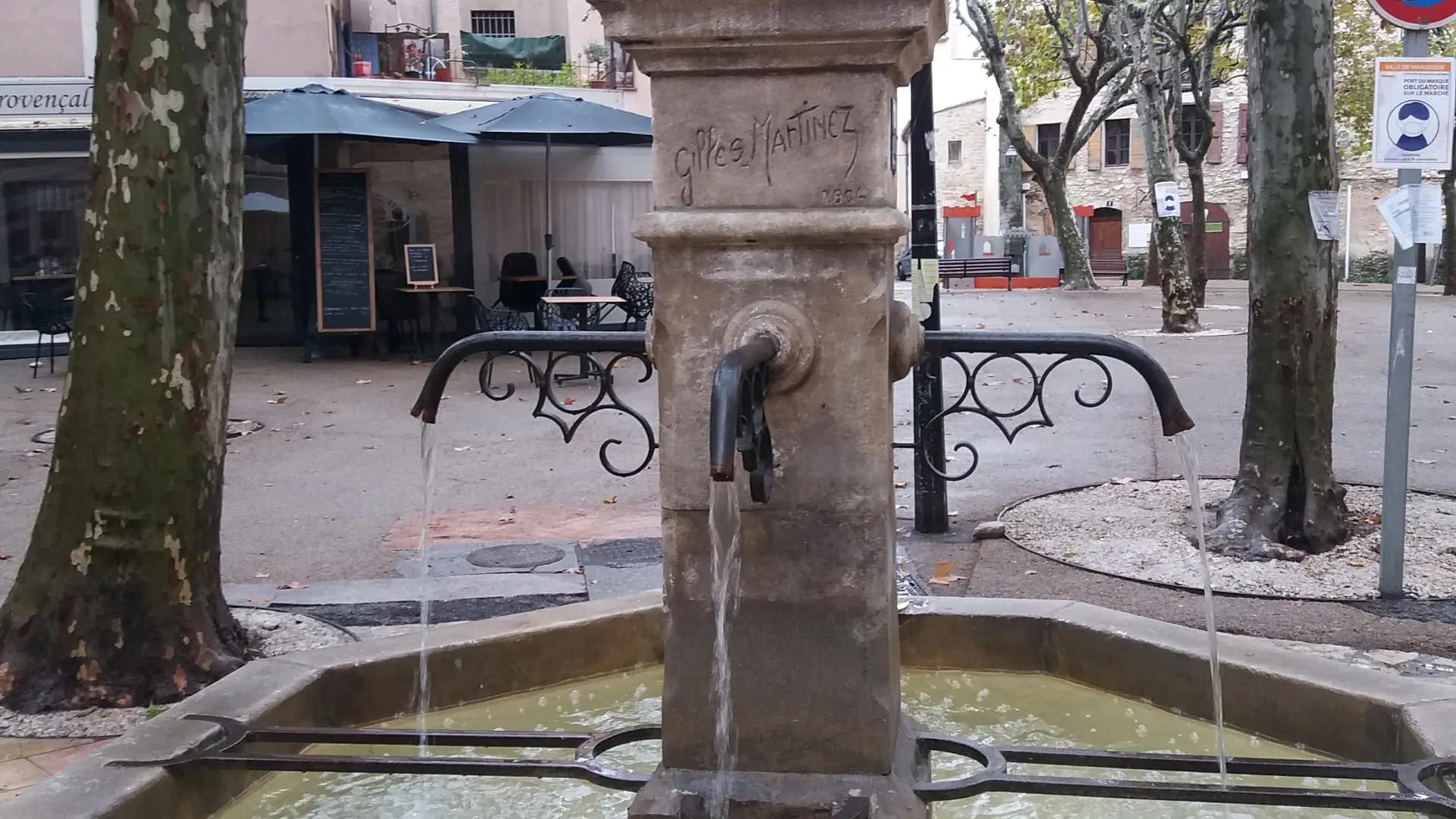 Fontaine place Marcel Pagnol