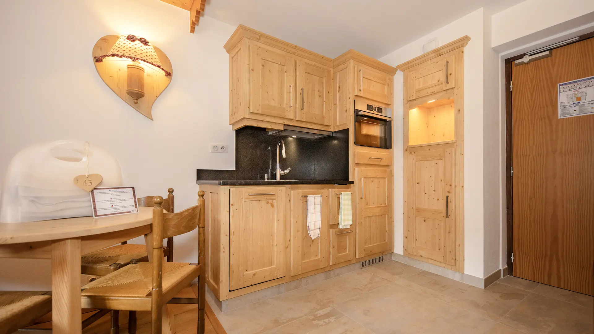 Cuisine studio de 3 personnes