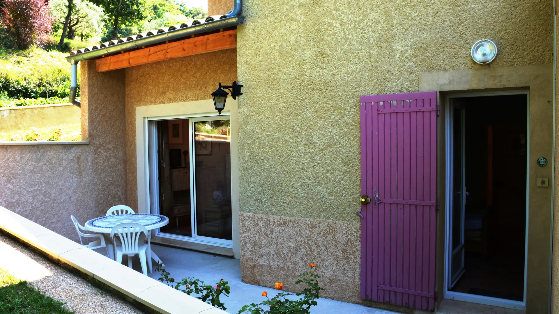 Gîte Blanchelys terrasse
