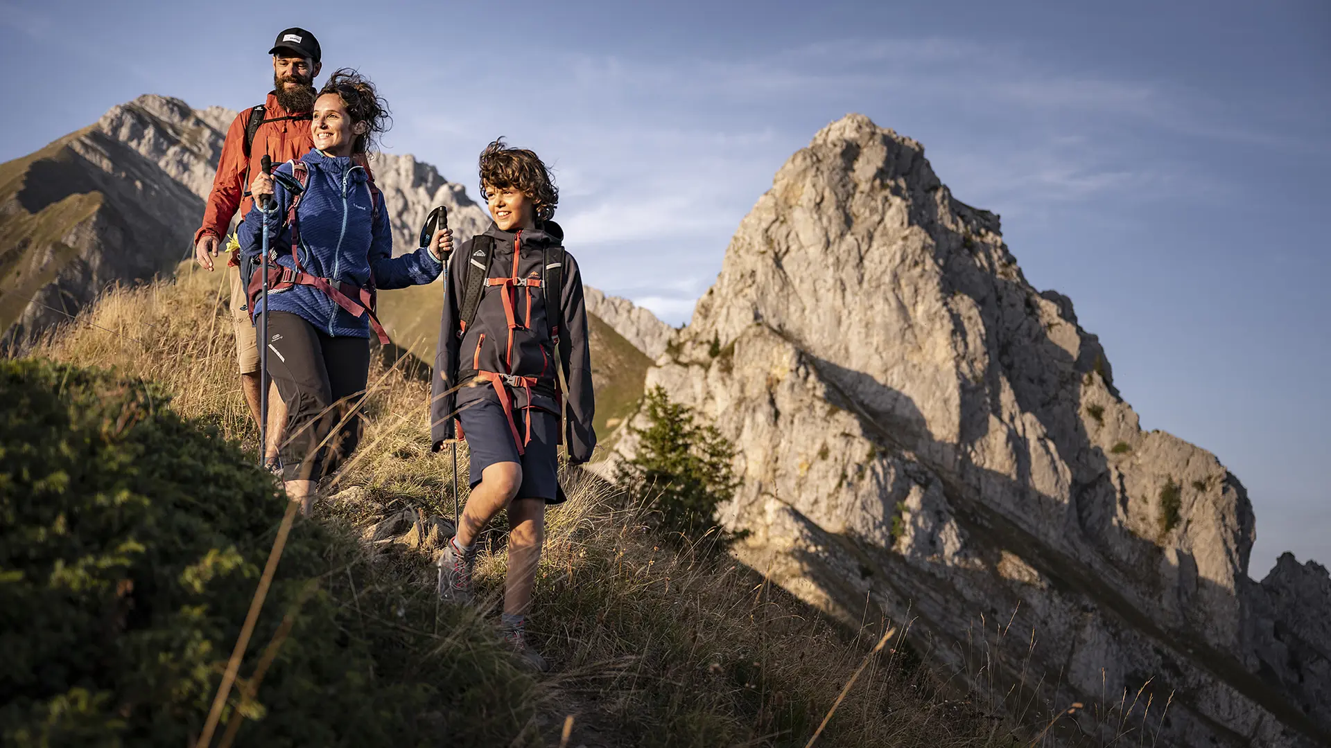 randonnées en famille avec un guide au Grand-Bornand