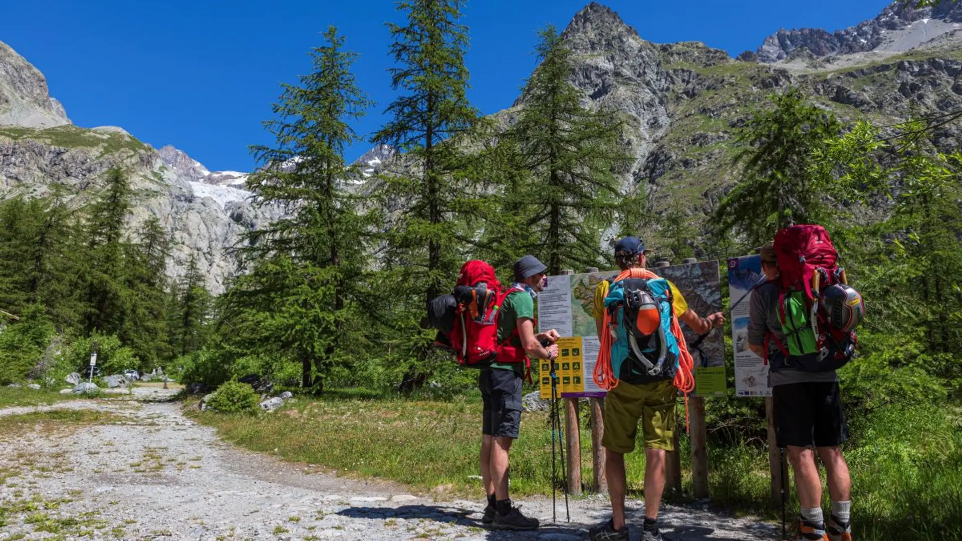 Alpinistes au Pré de Madame Carle