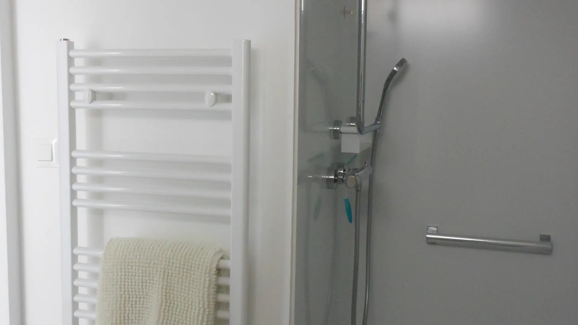 Badezimmer mit Dusche