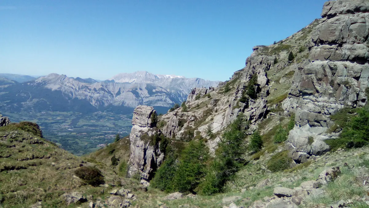 Itinéraire de randonnée jusqu'au Col du Viallet, Chaillol, vallée du Champsaur