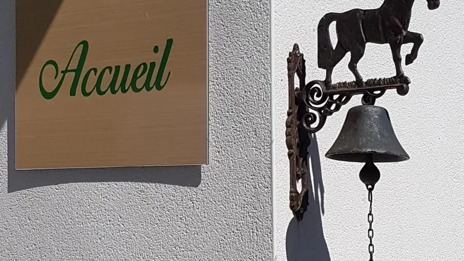 Accueil à l'entrée du Domaine.
