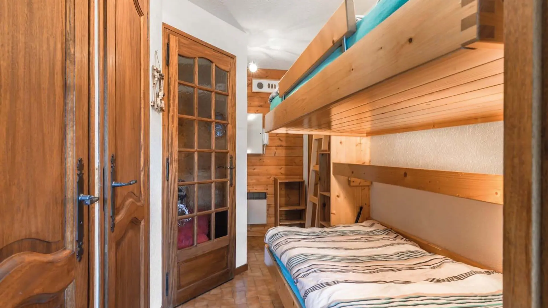 Lits superposés du 2 pièces Les Fermes B32 à Châtel