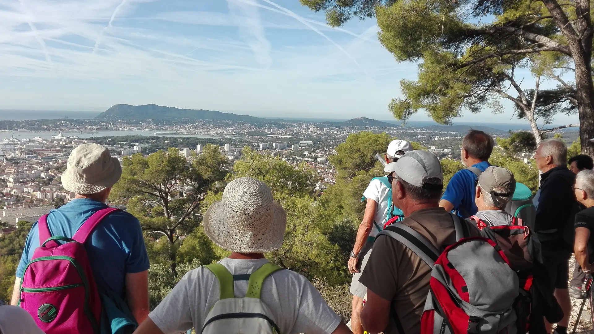 Balade au coeur du Mont Faron - vue sur la rade de Toulon