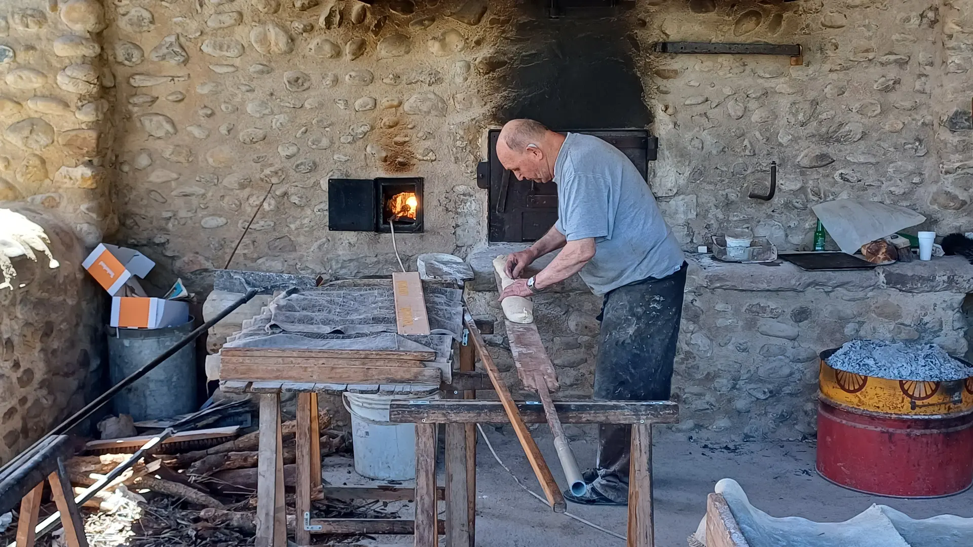 Préparation de la fournée