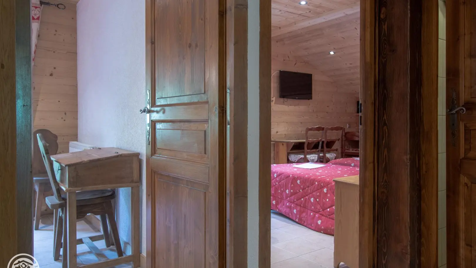 Accès chambres 1 et 2.
