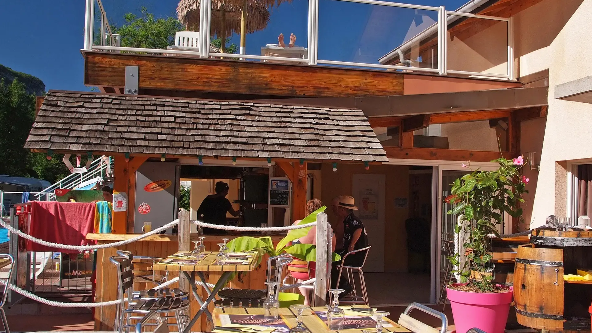 Terrasse du restaurant