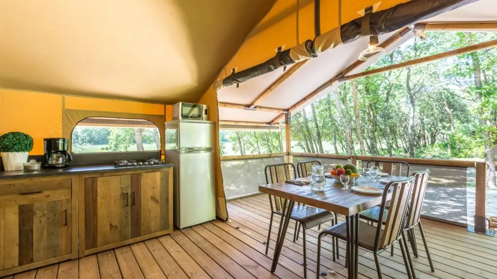 Terrasse du Lodge Océan