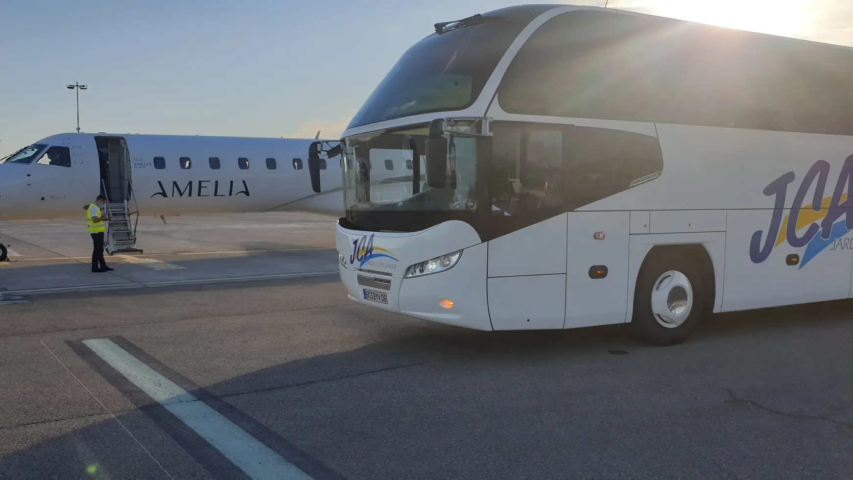 Transfert aéroport de Nice Tarmac