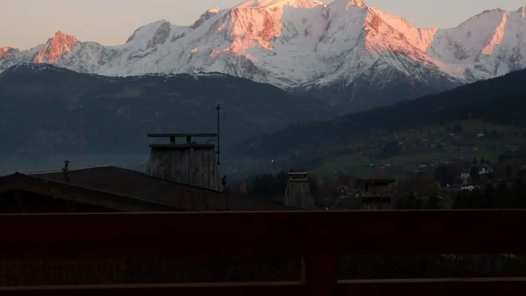 Coucher de soleil depuis balcon