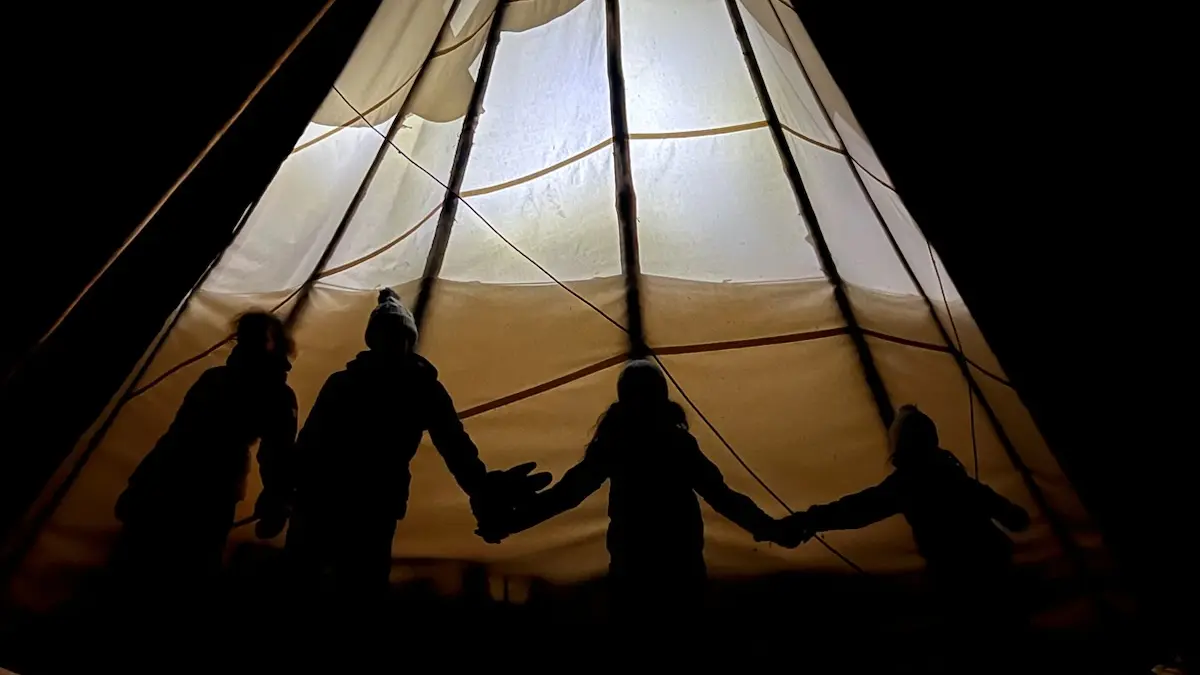 Sortie Tipi aventure, l'apéro des hiboux